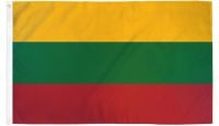 Lithuania Printed Polyester Flag 2ft by 3ft