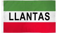 Llantas Printed Polyester Flag 3ft by 5ft