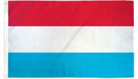 Luxembourg Printed Polyester Flag 2ft by 3ft