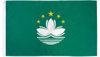 Macau  Printed Polyester Flag 3ft by 5ft