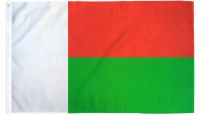 Madagascar    Printed Polyester Flag 3ft by 5ft
