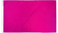 Magenta Solid Color Printed Polyester Flag 3ft by 5ft