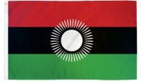 Malawi 2010-2012  Printed Polyester Flag 3ft by 5ft