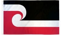 Maori Printed Polyester Flag 3ft by 5ft