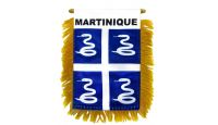 Martinique Rearview Mirror Mini Banner 4in by 6in