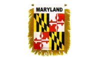 Maryland Rearview Mirror Mini Banner 4in by 6in