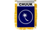 Chuuk Rearview Mirror Mini Banner 4in by 6in