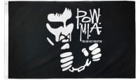 POW-MIA  Chain Printed Polyester Flag 3ft by 5ft
