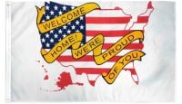 We're Proud of You  Printed Polyester Flag 3ft by 5ft