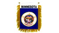Minnesota Rearview Mirror Mini Banner 4in by 6in