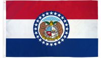 Missouri Printed Polyester Flag 3ft by 5ft