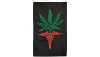 Medical Marijuana Printed Polyester Flag 3ft by 5ft