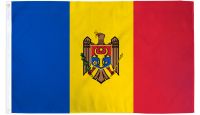 Moldova Printed Polyester Flag 2ft by 3ft
