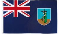 Montserrat Printed Polyester Flag 3ft by 5ft
