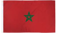 Morocco Printed Polyester Flag 3ft by 5ft