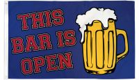This Bar is Open Printed Polyester Flag 3ft by 5ft