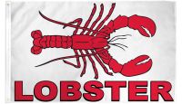 Lobster  Printed Polyester Flag 3ft by 5ft