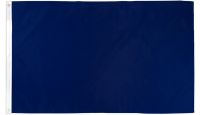 Navy Blue Solid Color Printed Polyester Flag 2ft by 3ft
