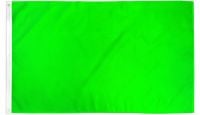 Neon Green Solid Color Printed Polyester DuraFlag 3ft by 5ft