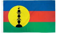 New Caledonia  Printed Polyester Flag 3ft by 5ft