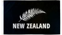 New Zealand Silver Fern Printed Polyester Flag 2ft by 3ft
