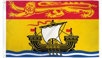 New Brunswick Printed Polyester Flag 12in by 18in