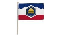 Utah 12x18in Stick Flag