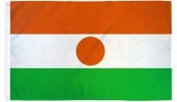 Niger Printed Polyester Flag 2ft by 3ft