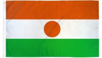 Niger Printed Polyester Flag 3ft by 5ft
