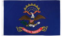 North Dakota Printed Polyester Flag 2ft by 3ft