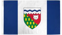 Northwest Territories Printed Polyester Flag 12in by 18in