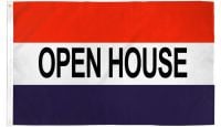 Open House Printed Polyester Flag 3ft by 5ft