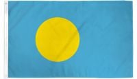 Palau Printed Polyester Flag 2ft by 3ft