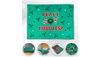  Joy & Cuddles  Blanket 50in by 60in in Soft Plush folded with flap