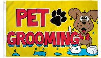 Pet Grooming Printed Polyester Flag 3ft by 5ft
