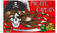 Pirate Captain Woman Printed Polyester Flag 3ft by 5ft