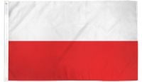 Poland  Printed Polyester Flag 3ft by 5ft
