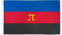 Polyamory Printed Polyester Flag 3ft by 5ft