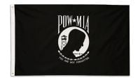 Embroidered Polyester POW MIA Flag 3ft  by 5ft .