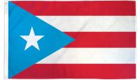Puerto Rico Light Blue Printed Polyester Flag 3ft by 5ft