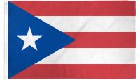 Puerto Rico Printed Polyester Flag 3ft by 5ft