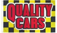 Quality Cars Printed Polyester Flag 3ft by 5ft