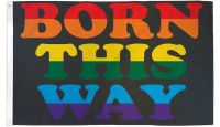 Born This Way  Printed Polyester Flag 3ft by 5ft