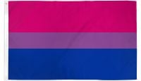 Bisexual  Printed Polyester Flag 2ft by 3ft