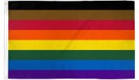 Philly Rainbow  Printed Polyester Flag 2ft by 3ft
