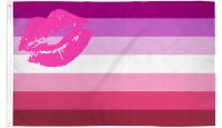 Lipstick Lesbian Printed Polyester Flag 2ft by 3ft
