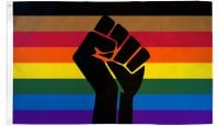 Philly Rainbow (Fist) Flag 3x5ft Poly