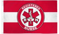 Registered Nurse  Printed Polyester Flag 3ft by 5ft