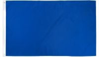 Royal Blue Solid Color Printed Polyester Flag 2ft by 3ft