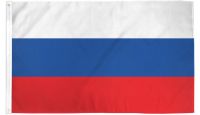 Russia  Printed Polyester Flag 3ft by 5ft